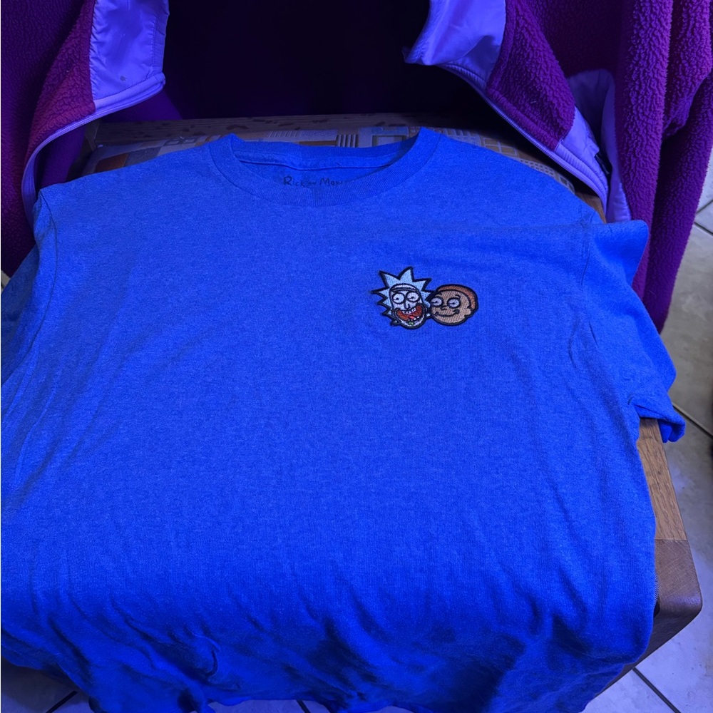 Ripple Junction Blue Rick and Morty T-Shirt